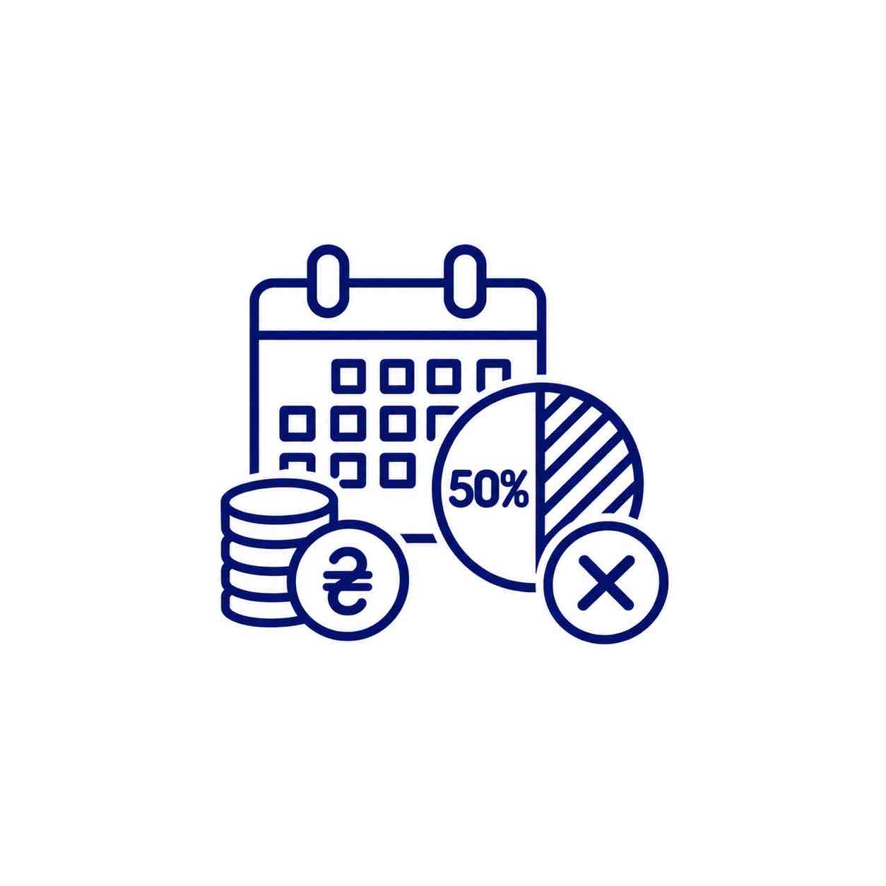 Не платите более 50% ежемесячных платежей